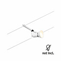 Paulmann CorDuo Seilsystem Salt Einzelspot GU5.3  max. 10W   12V Weiß matt#Chrom