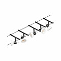 Paulmann CorDuo Seilsystem Sheela Basisset GU5.3  max. 5x10W   230/12V Schwarz matt#Chrom