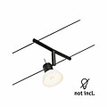 Paulmann CorDuo Seilsystem Sheela Einzelspot GU5.3  max. 10W   12V Schwarz matt#Chrom