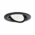 Paulmann LED Einbauleuchte Nova Coin Basisset schwenkbar  rund 84mm 50° Coin 3x6W 3x470lm 230V  2700K Schwarz matt