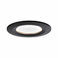 Paulmann LED Einbauleuchte Nova Coin Basisset starr IP44 rund 78mm  Coin 3x6W 3x470lm 230V  2700K Schwarz matt