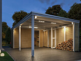 Paulmann Park + Light LED Außenwandleuchte Ikosea   IP44  50x203mm 3000K 5.6W 350lm 12V  Anthrazit Kunststoff