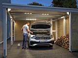 Paulmann Park + Light LED Außenwandleuchte Ikosea   IP44  50x203mm 3000K 5.6W 350lm 12V  Anthrazit Kunststoff