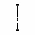 Paulmann CorDuo Seilsystem Montageset Wandanschluss Schwarz matt