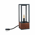 Paulmann Plug & Shine Pollerleuchte Venea Einzelleuchte  IP44 1900K 2W   Holz