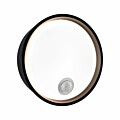Paulmann LED Außenwandleuchte Platomo Bewegungsmelder seewasserresistent IP44 rund 180mm 3000K 14.5W 1200lm 230V  Schwarz Kunststoff