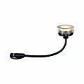 Paulmann Plug & Shine LED Bodeneinbauleuchte Floor Basisset Insektenfreundlich IP67 2200K 3x2W  21VA Silber