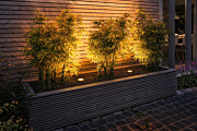 Paulmann LED Bodeneinbauleuchte Goldlicht insektenfreundlich IP65  110mm 2200K 4.3W 320lm 230V Edelstahl gebürstet Edelstahl#Kunststoff
