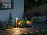 Paulmann LED Pollerleuchte Kulma Bewegungsmelder seewasserresistent IP44  500mm 3000K 7.5W 500lm 230V  Anthrazit  Aluminium