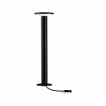 Paulmann Plug & Shine LED Pollerleuchte Smart Home Zigbee 3.0 Plate   IP44 RGBW+ 5W   Anthrazit