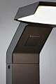 Paulmann LED Pollerleuchte Zenera  seewasserresistent IP44  670mm 3000K 10W 700lm 230V  Anthrazit  Metall