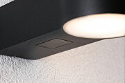 Paulmann LED Außenwandleuchte Sienna Bewegungsmelder mit Hochfrequenz-Sensor seewasserresistent IP44  212mm 3000K 9 / 1x3W 500lm 230V  Anthrazit Aluminium