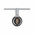 Paulmann URail Schienenspot Socket Einzelspot E27  max. 20W  dimmbar 230V Chrom matt