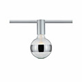 Paulmann URail Schienenspot Socket Einzelspot E27  max. 20W  dimmbar 230V Chrom matt