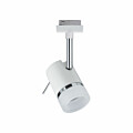 Paulmann URail Schienenspot Pipe Einzelspot GU10  max. 10W  dimmbar 230V Weiß#Chrom
