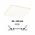 Paulmann VariFit LED Einbaupanel Smart Home Zigbee 3.0 Veluna IP44 eckig 185x185mm  15W 1000lm Tunable White Satin dimmbar