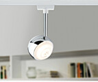 Paulmann URail LED Schienenspot Capsule II Einzelspot  439lm 6.3W 2700K dimmbar 230V Weiß#Chrom