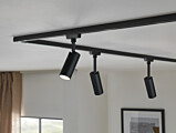 Paulmann URail LED Schienenspot 3-Step-Dim Tubo Einzelspot  150lm 4W 3000K dimmbar 230V Schwarz matt
