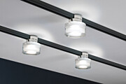 Paulmann URail LED Schienenspot Topa Dot Einzelspot  350lm 4.9W 4000K dimmbar 230V Chrom#Klar#Satin