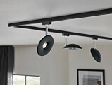 Paulmann URail LED Schienenspot Sphere Einzelspot  493lm 7W 2700K dimmbar 230V Schwarz matt#Chrom