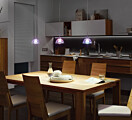 Paulmann URail Pendel Sarrasani  E14  max. 20W  dimmbar 230V Schwarz matt#Dichroic