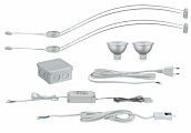 Paulmann Galeria LED Aufschrankleuchte Assistent II   GU5.3 2700K 2x230lm 230V 2x4W  Chrom