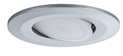 Paulmann LED Einbauleuchte Calla  schwenkbar IP65 rund 90mm 30°  5.2W 460lm 230V dimmbar 4000K Chrom matt