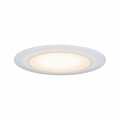 Paulmann Premium LED Einbauleuchte Dim to Warm Suon   IP44 rund 90mm   5W 450lm 230V dimmbar Dim to warm Satin#Weiß