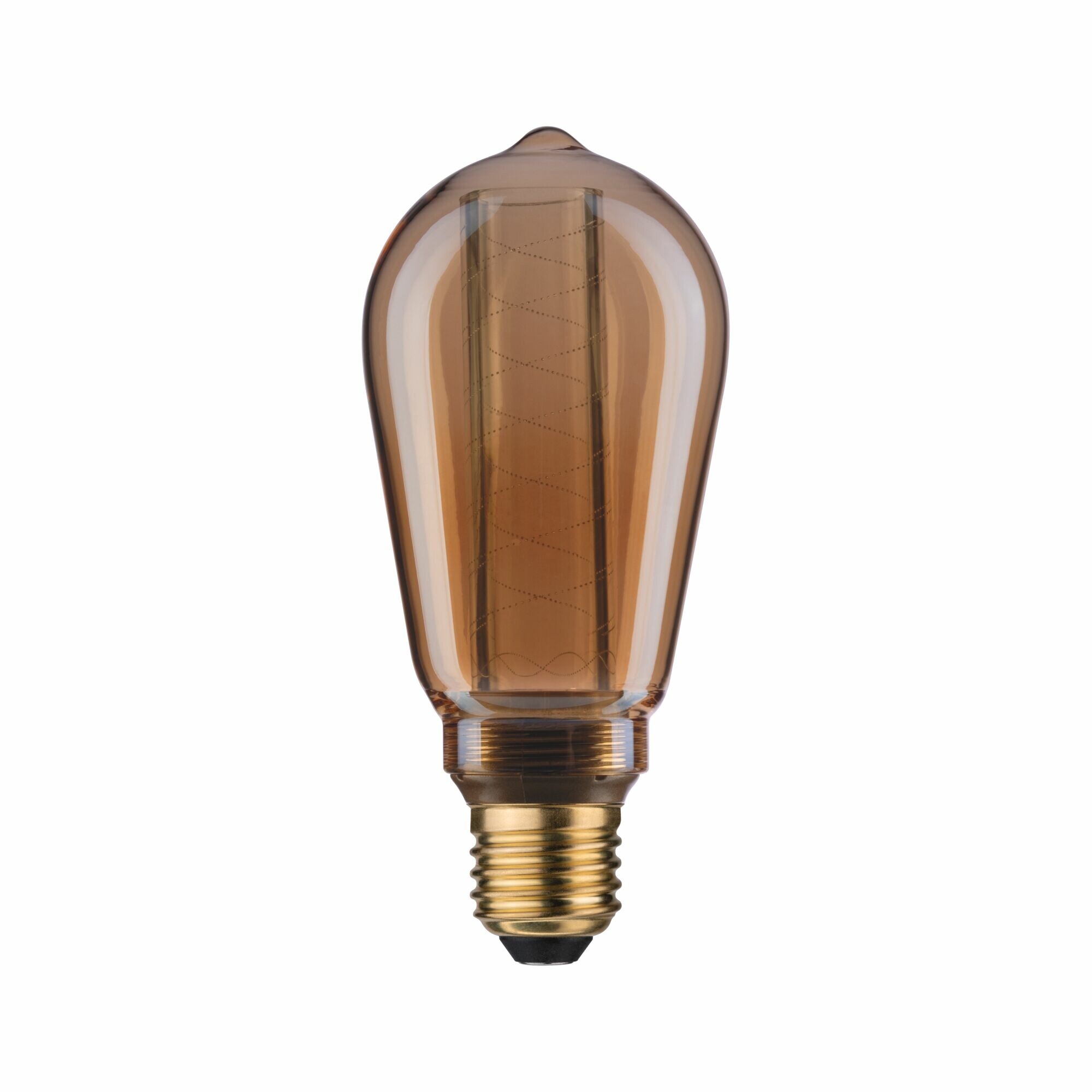 Paulmann Inner Glow Edition LED Kolben Innenkolben Spiralmuster E27 230V 230lm 4W 1800K Gold