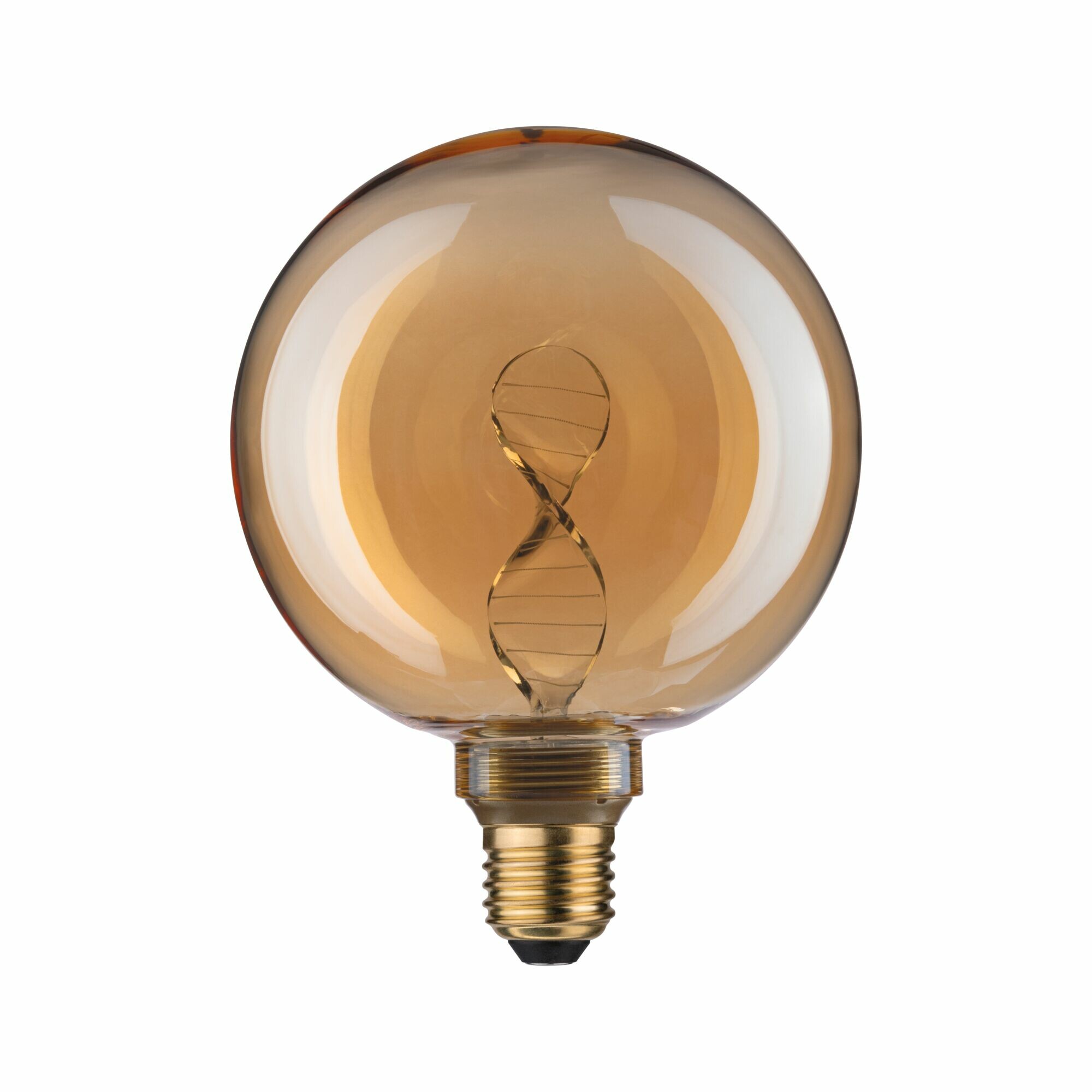 Paulmann Inner Glow Edition LED Globe Helix E27 230V 180lm 3.5W 1800K Gold