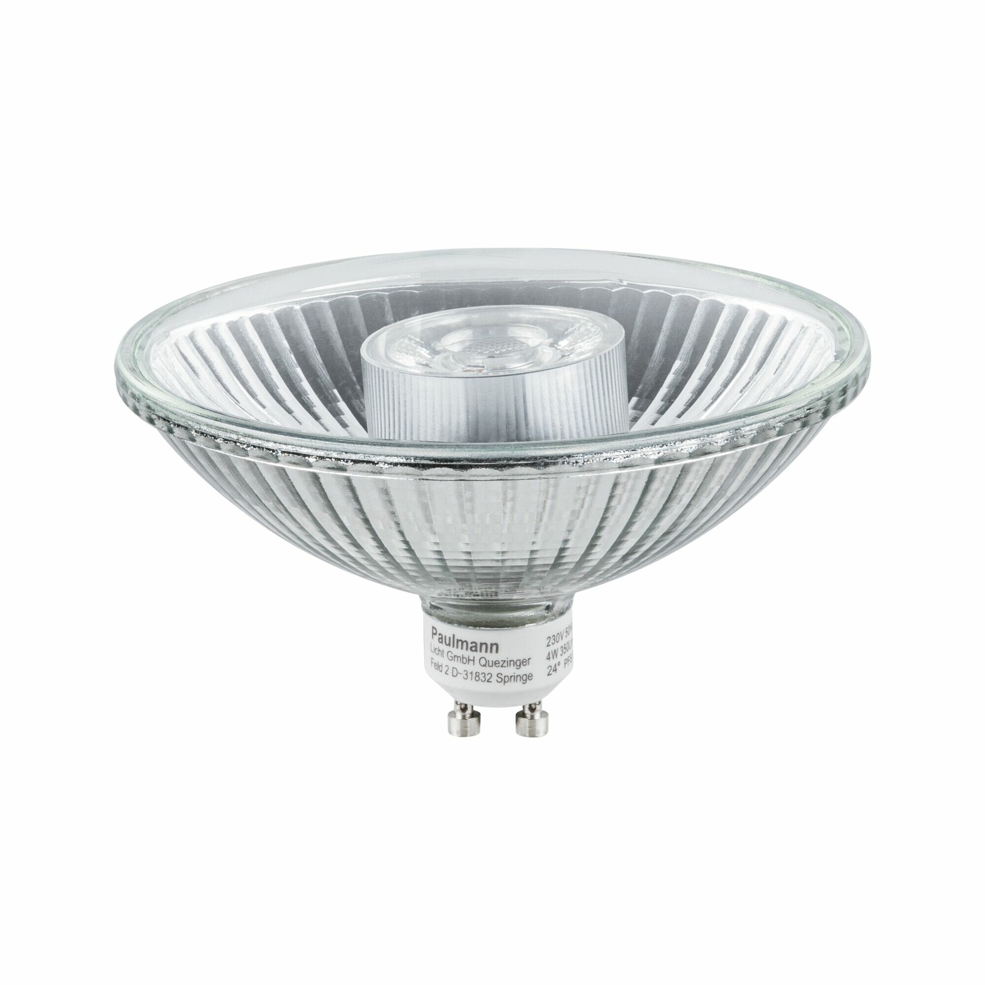 Paulmann Standard 230V LED Reflektor QPAR111 GU10 425lm 6.5W 2700K dimmbar Silber