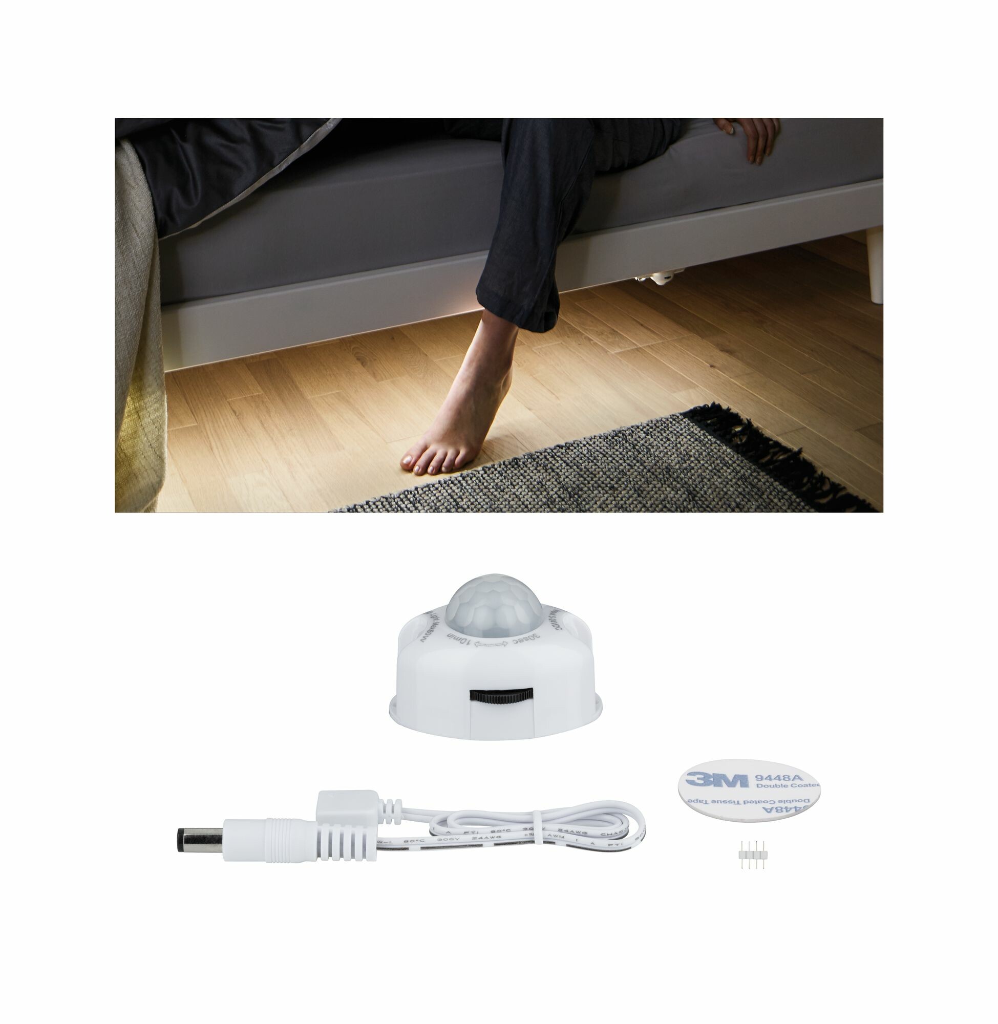 Paulmann YourLED Sensor Night PIR DC 12V max. 60W Silber