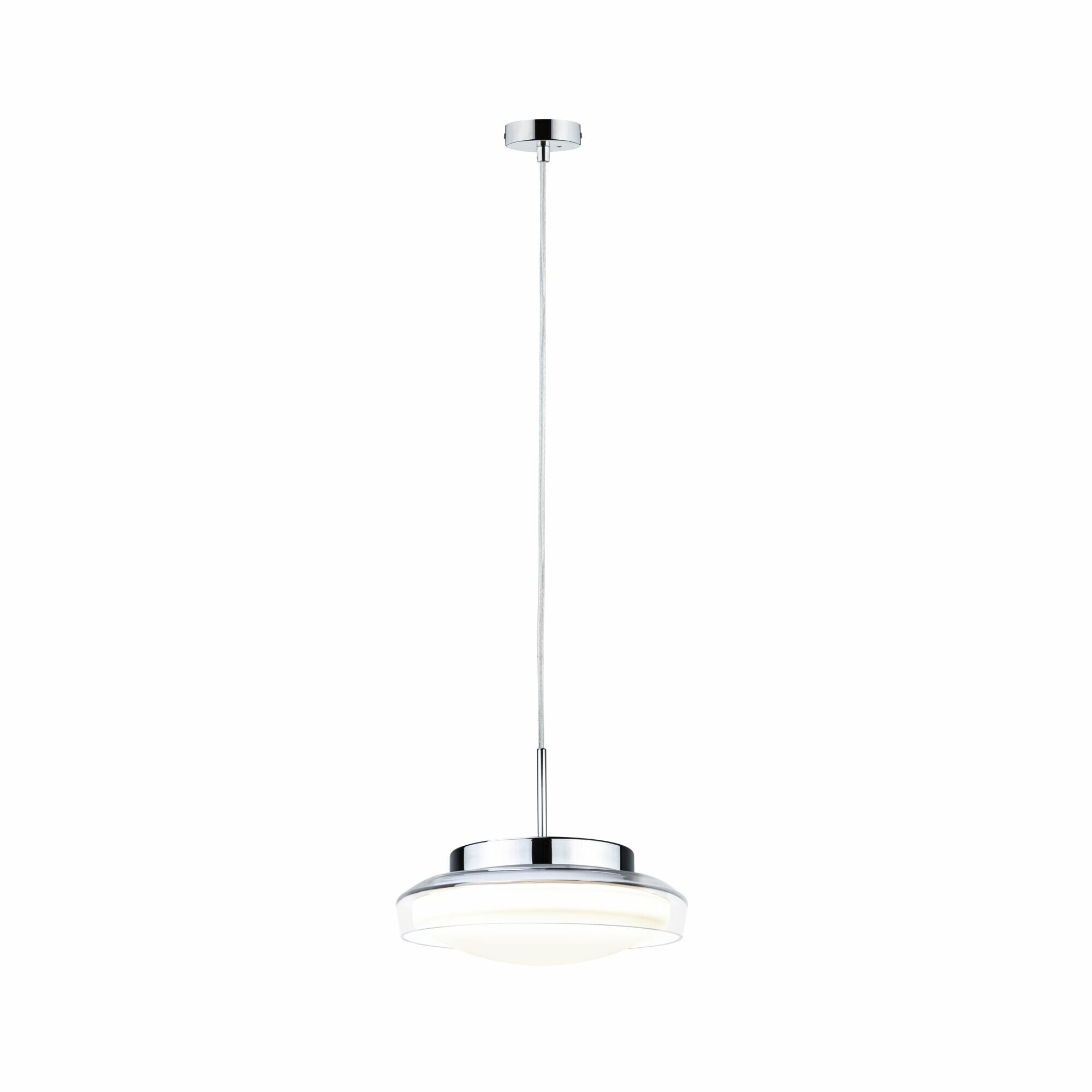 Paulmann Selection Bathroom LED Pendelleuchte Luena IP44  11.5W Glas#Chrom