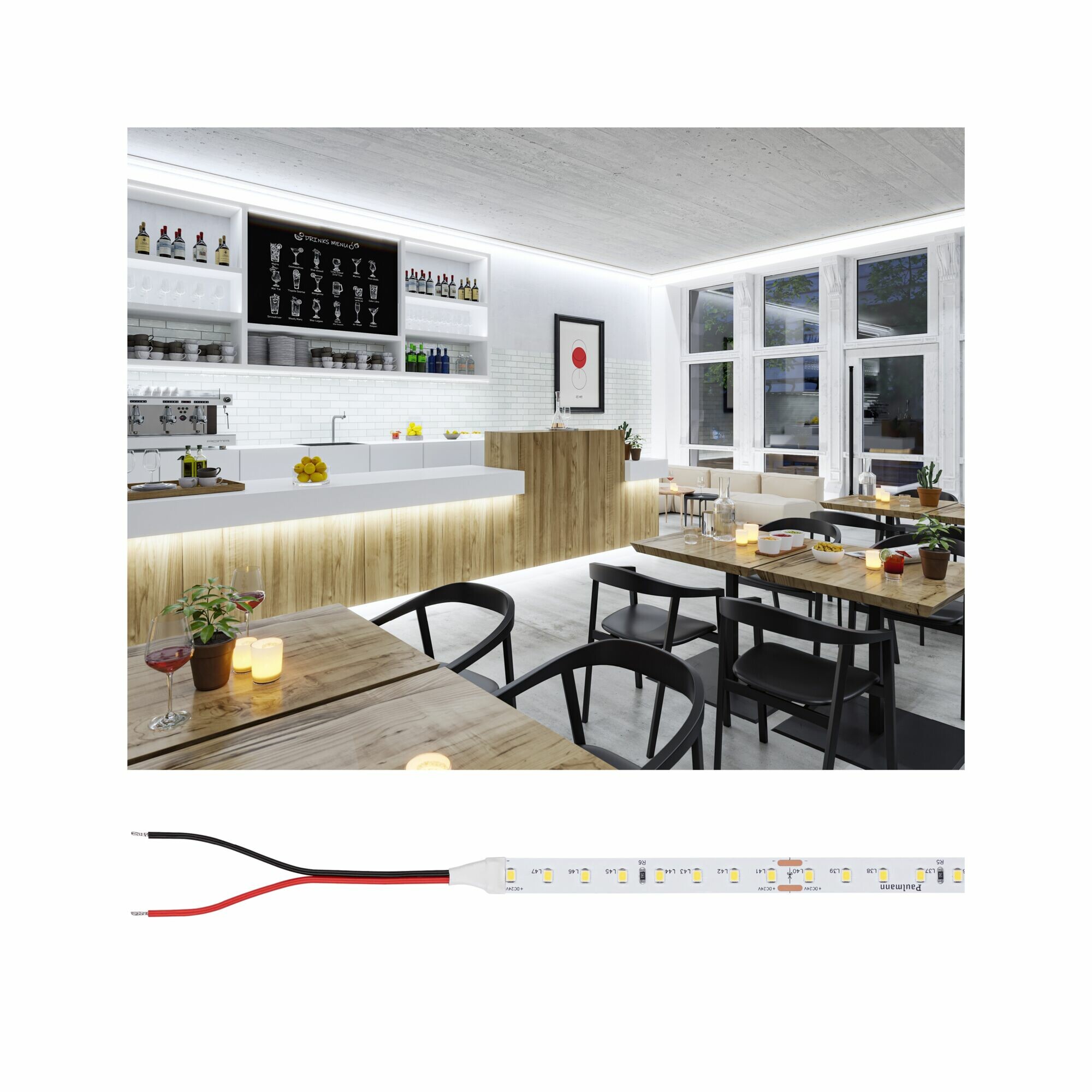 Paulmann ProStrip LED Strip Silver P75 840 5m   23W 750lm/m 96LEDs/m 4000K