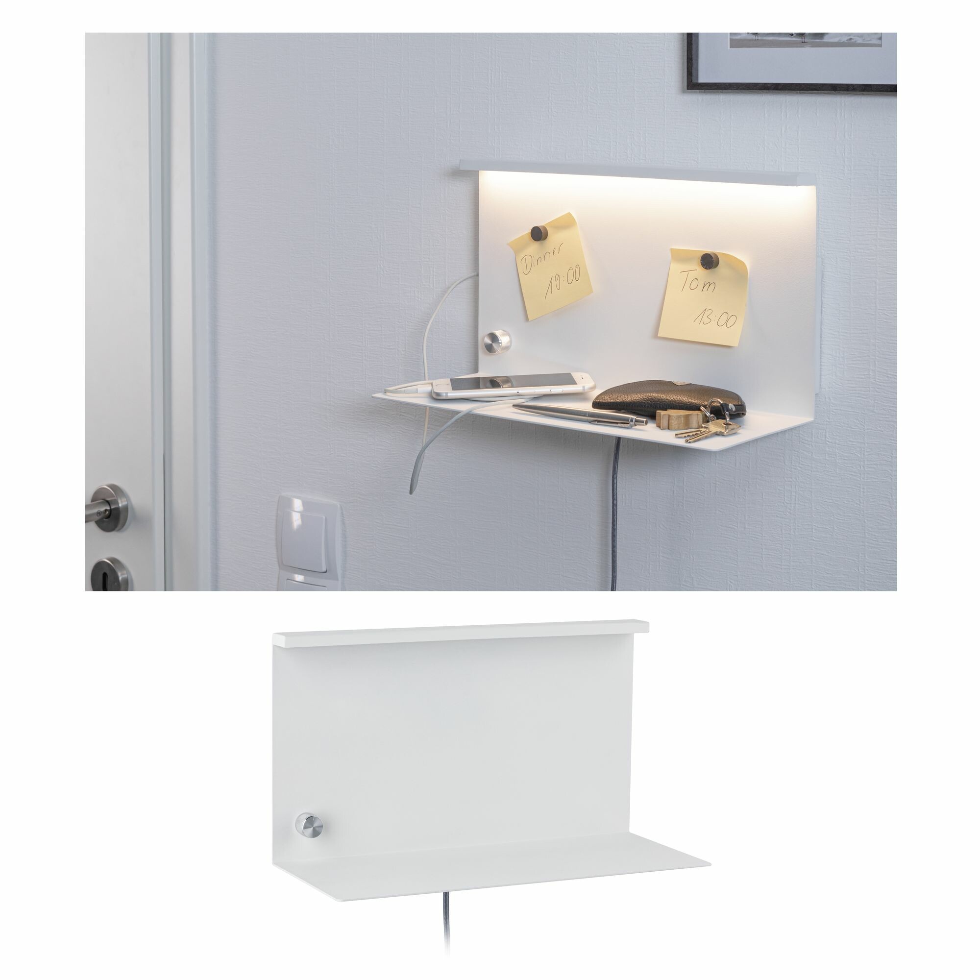 Paulmann LED Wandleuchte Jarina    3000K 440lm 230V 4.5W dimmbar Weiß