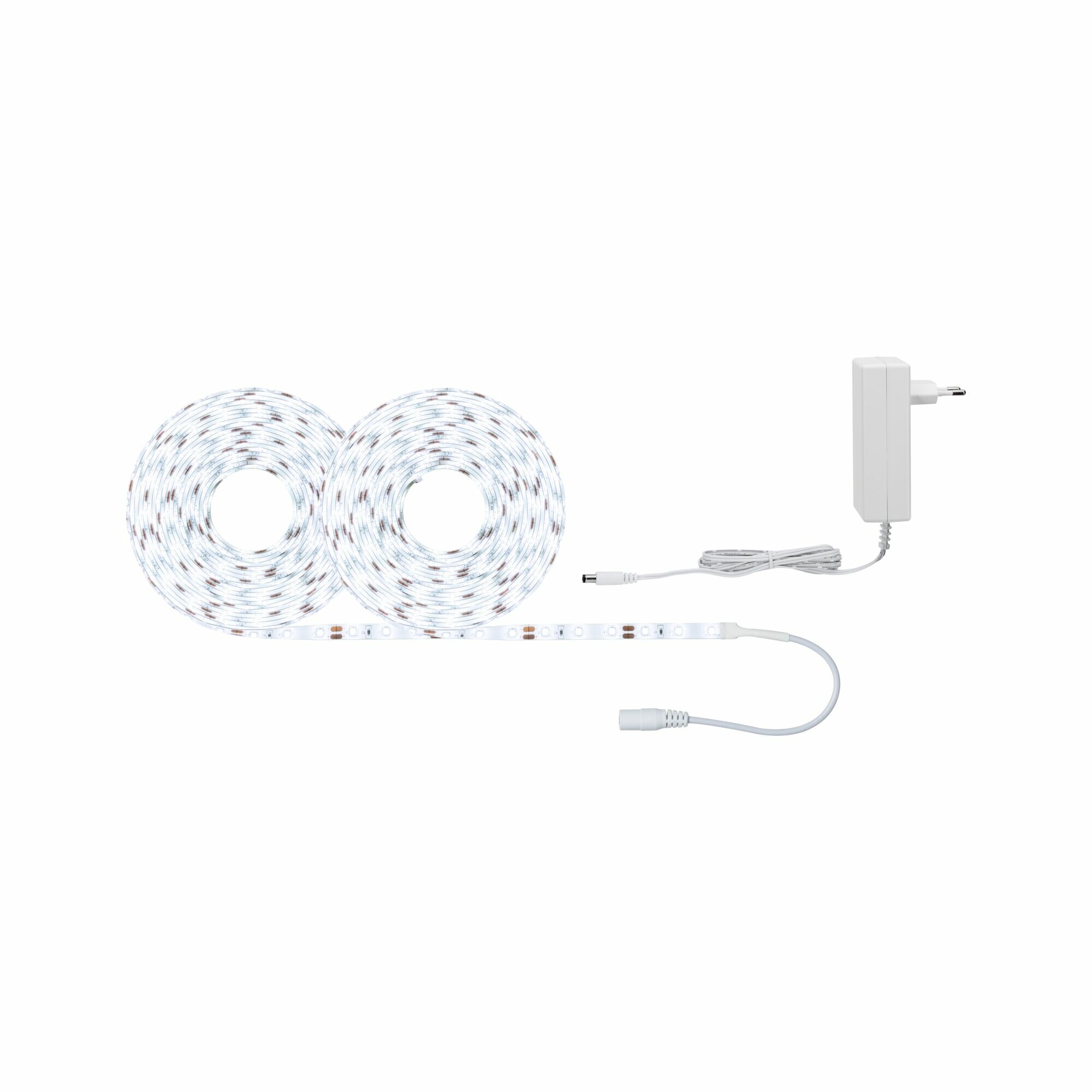 Paulmann SimpLED LED Strip Tageslichtweiß Komplettset 10m   22W 3100lm 60LEDs/m 6500K 24VA