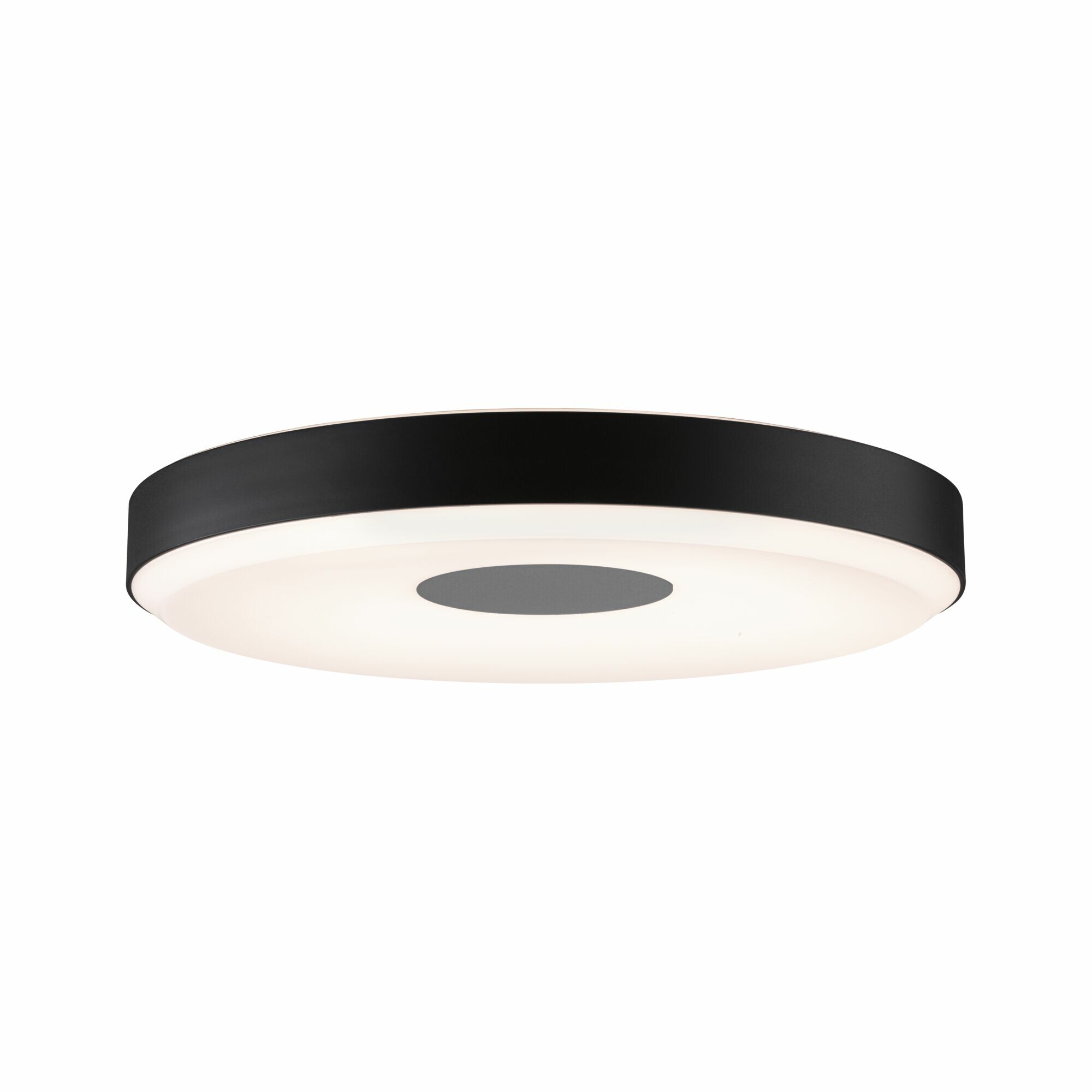 Paulmann LED Deckenleuchte 3-Step-Dim Puric Pane    2700K 400lm / 2.600lm 230V 23W dimmbar Schwarz#Grau