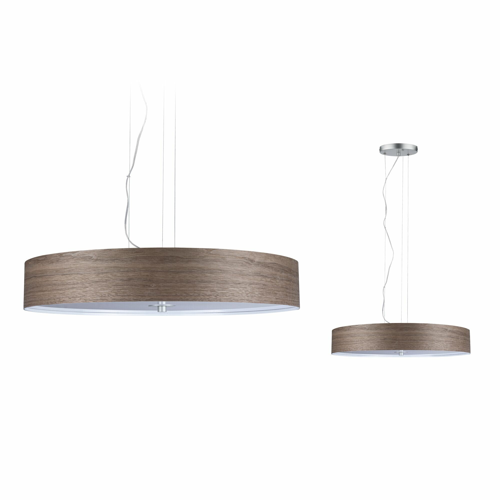 Paulmann Neordic Pendelleuchte Liska  E27   max. 3x20W Holz dunkel#Chrom matt dimmbar Holz#Metall