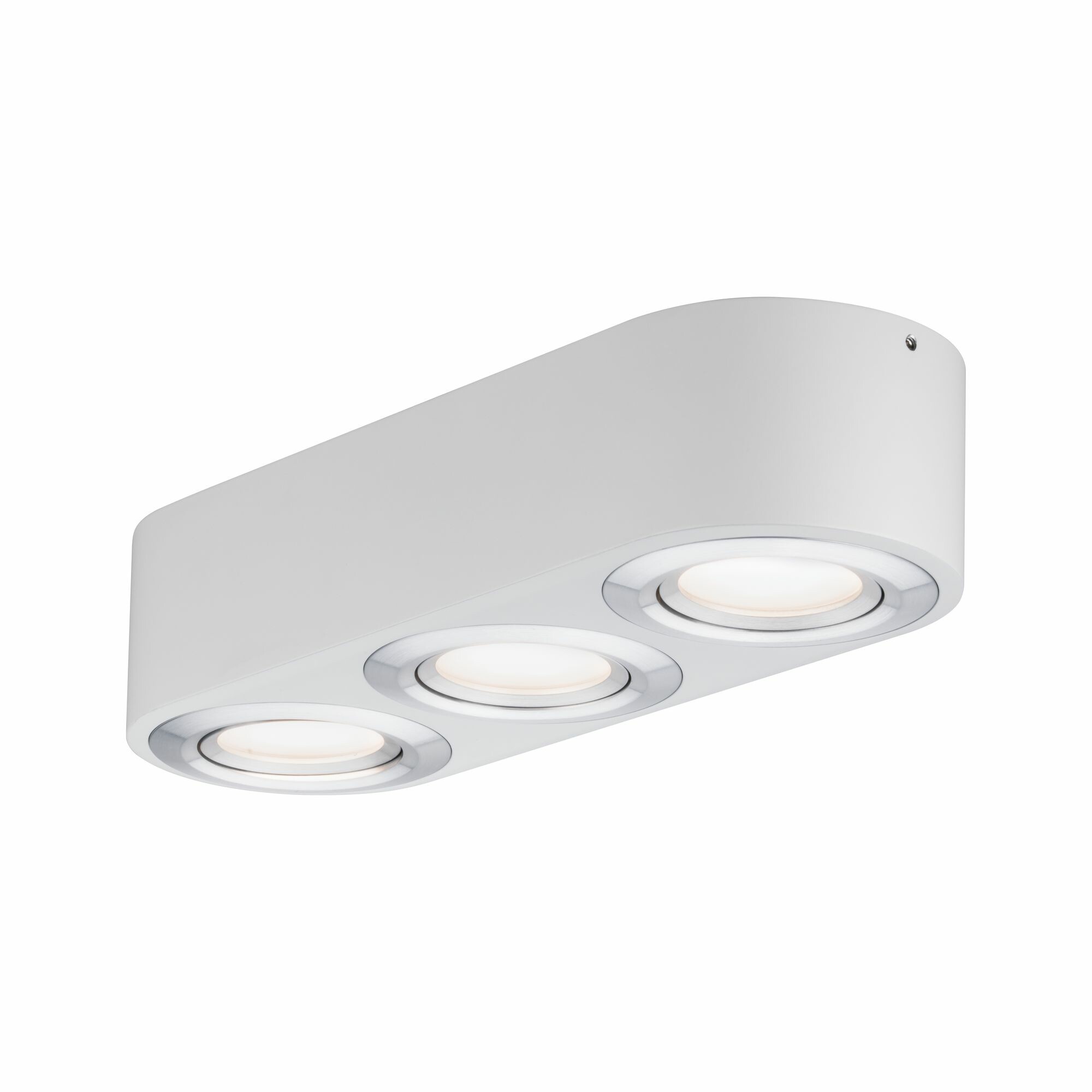 Paulmann LED Deckenleuchte 3-Step-Dim Argun    3000K 3x280lm 230V 3x4.2W dimmbar Weiß#Alu gebürstet