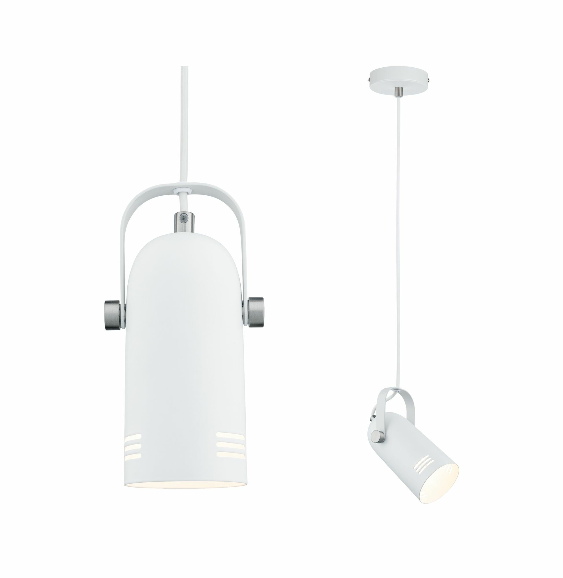 Paulmann Neordic Pendelleuchte Lavea   E27   max. 15W Weiß dimmbar Metall