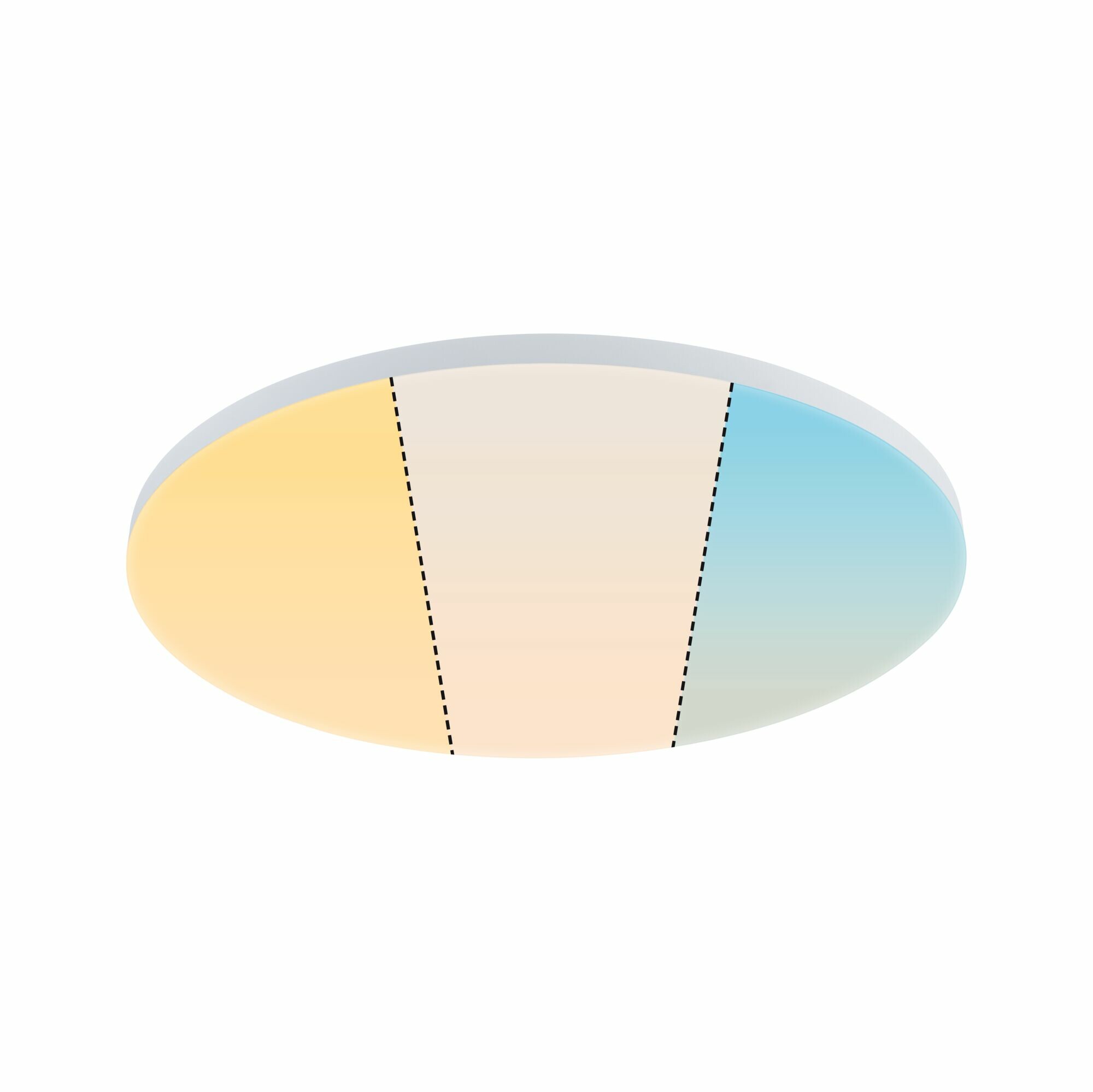 Paulmann LED Panel Velora  rund 600mm  38W 3650lm White Switch Weiß