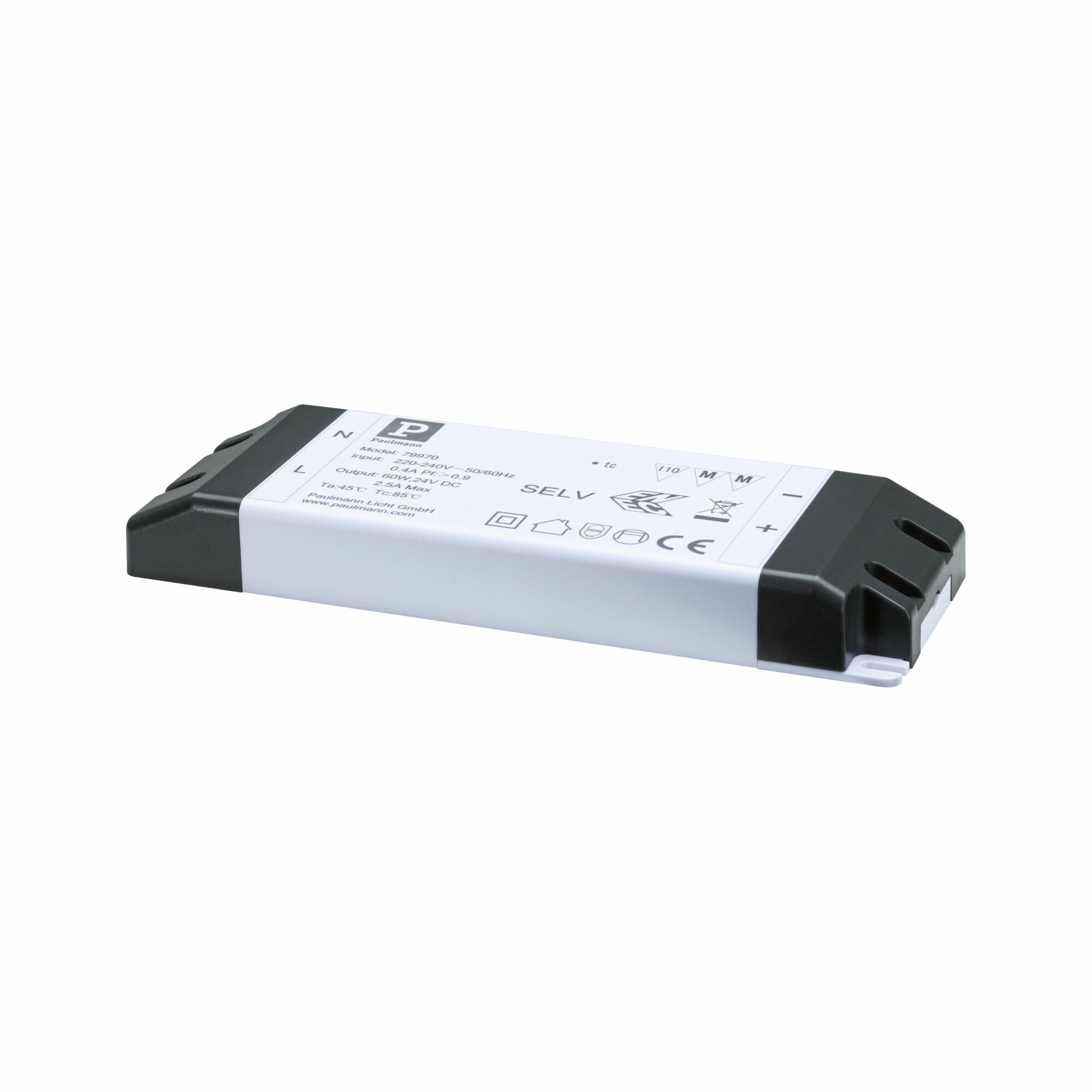 Paulmann ProStrip Power Supply Zubehör  230/24V 60VA Weiß