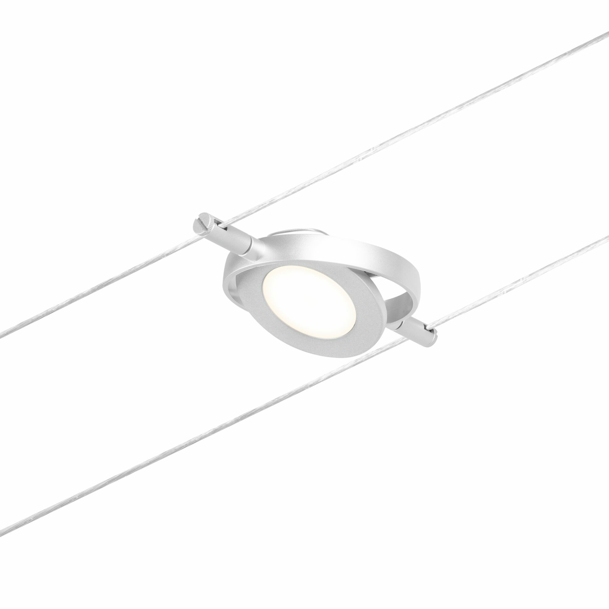 Paulmann CorDuo LED Seilsystem RoundMac Einzelspot  200lm 4.5W 3000K  12V Chrom matt#Chrom