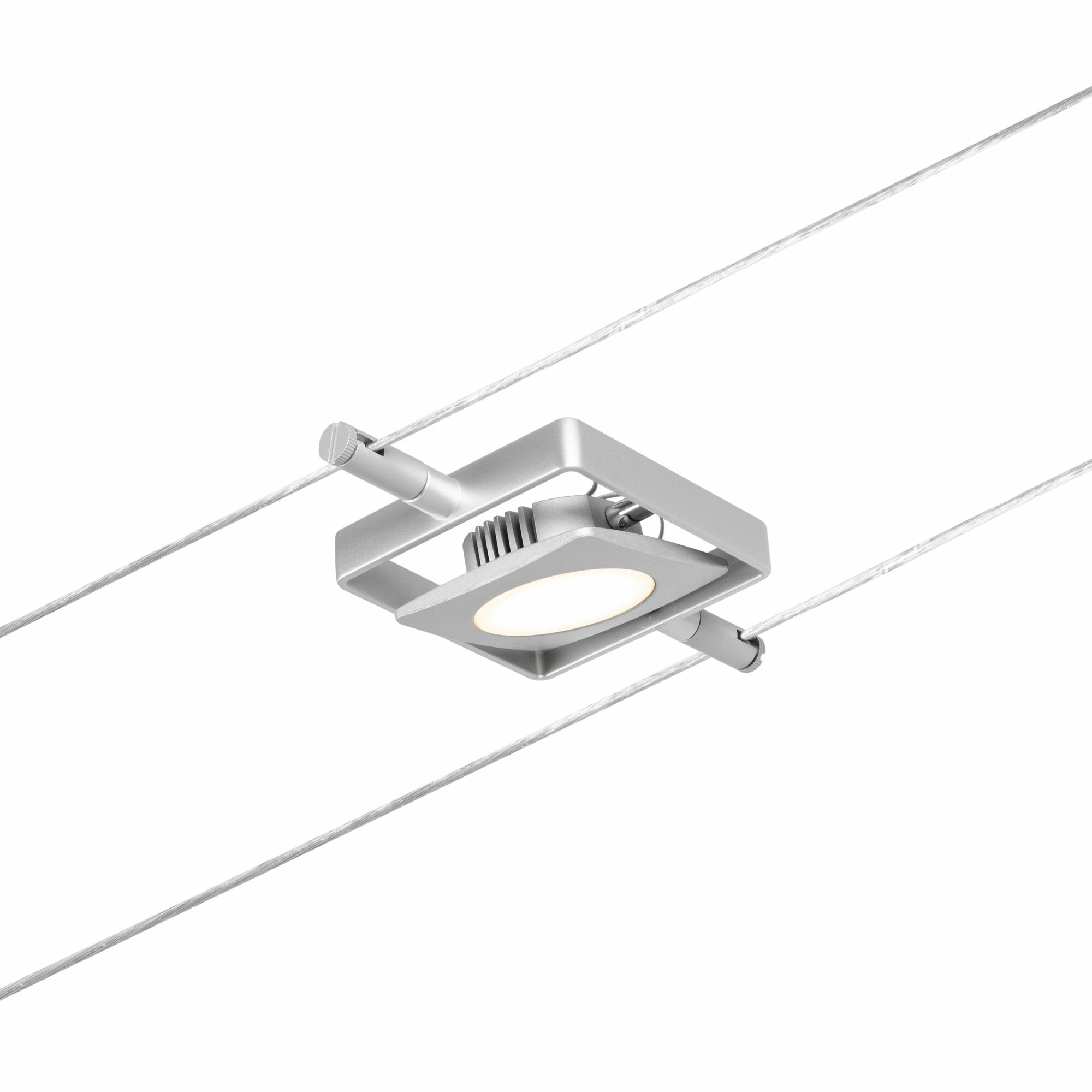 Paulmann CorDuo LED Seilsystem MacLED Einzelspot  250lm 4.5W 3000K  12V Chrom matt#Chrom