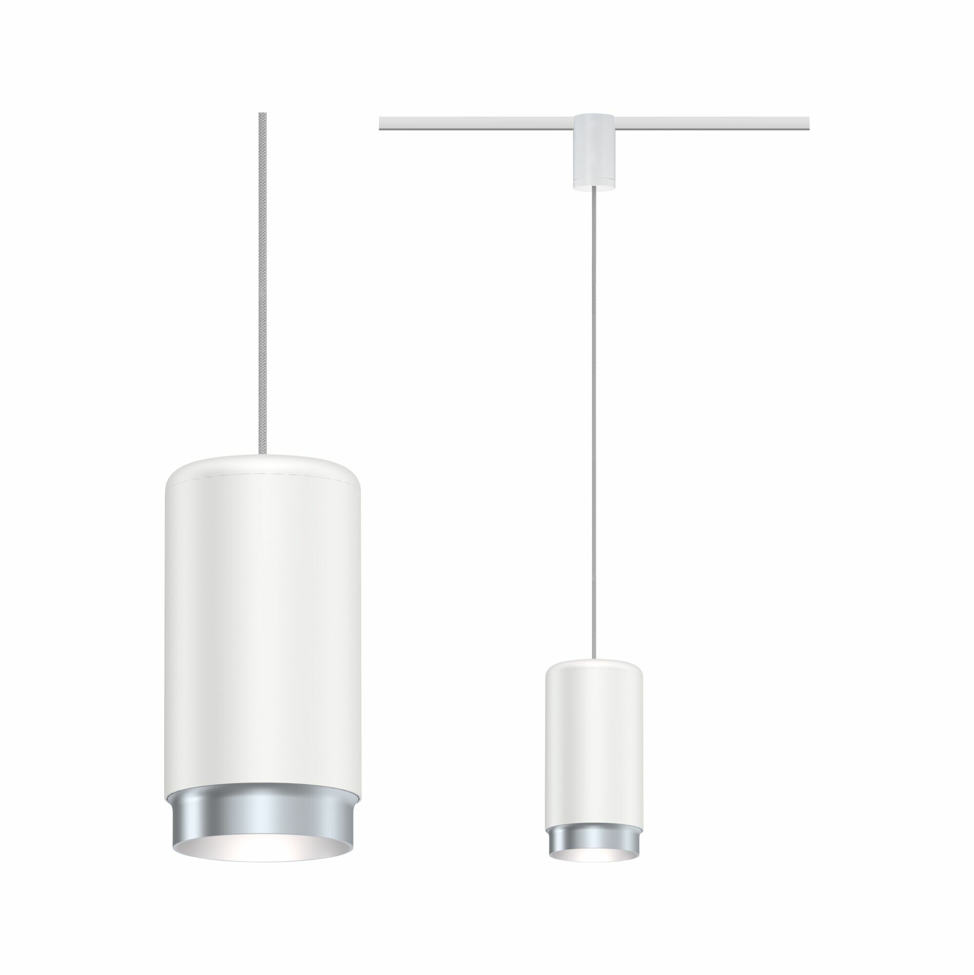 Paulmann URail Pendel Corus  E27  max. 50W  dimmbar 230V Weiß