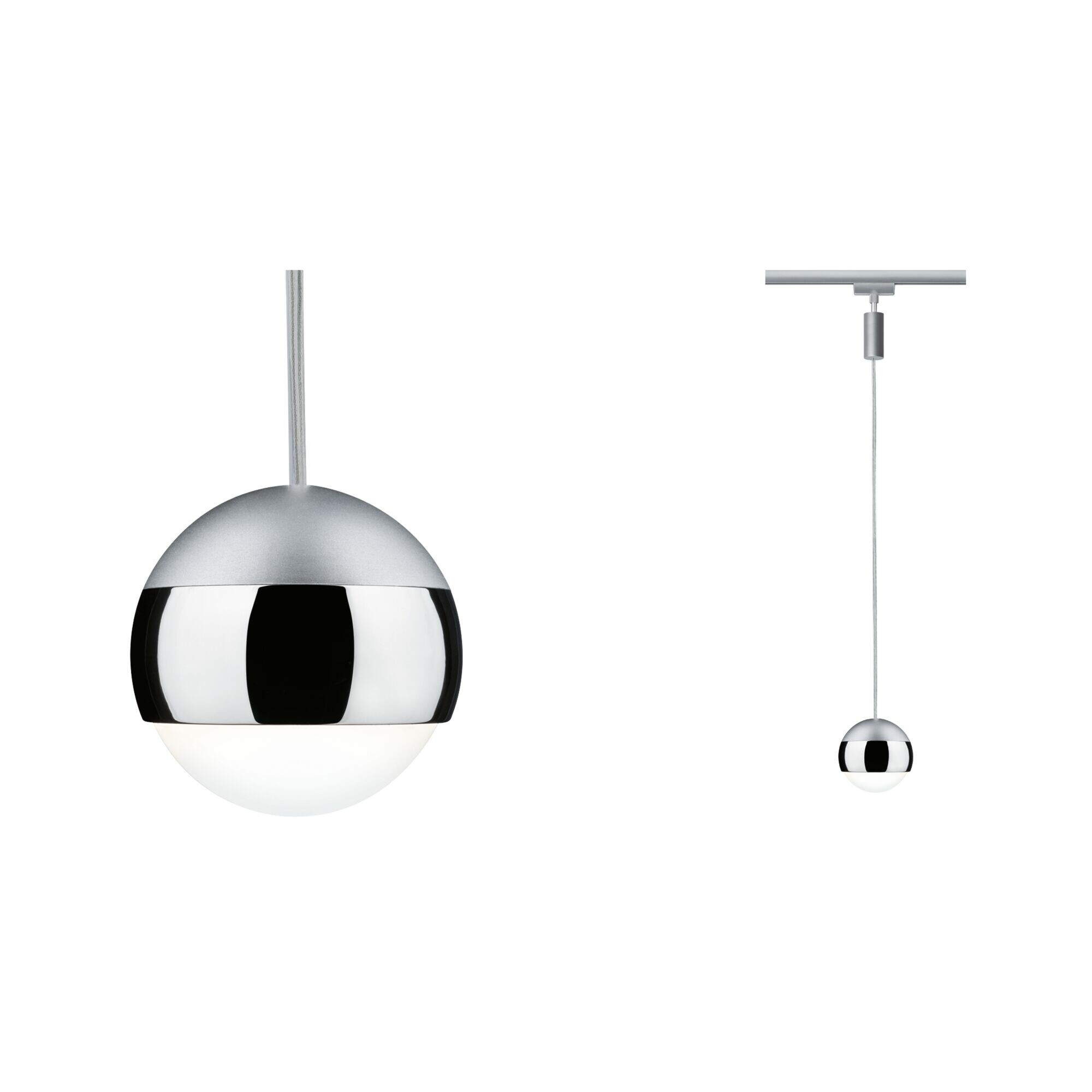 Paulmann URail LED Pendel Capsule II   440lm 6.3W 4000K dimmbar 230V Chrom matt#Chrom