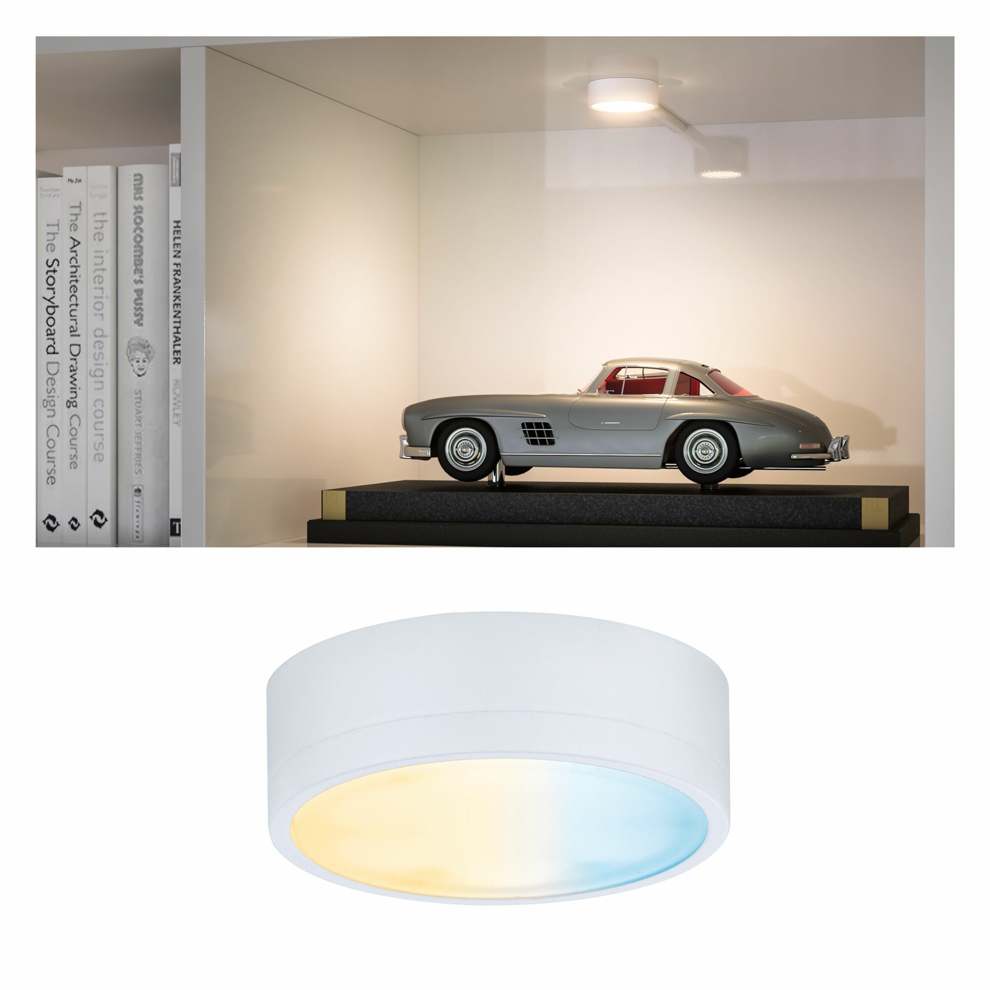 Paulmann Clever Connect LED Spot Medal Tunable White 2.3W   Weiß matt