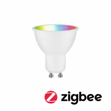 Paulmann Standard 230V Smart Home Zigbee 3.0 LED Reflektor GU10 350lm 4.8W RGBW+ dimmbar Weiß matt
