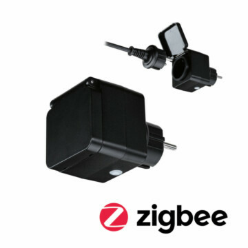Paulmann Zwischenstecker Smart Home Zigbee 3.0 Smart Plug Outdoor IP44 Schwarz